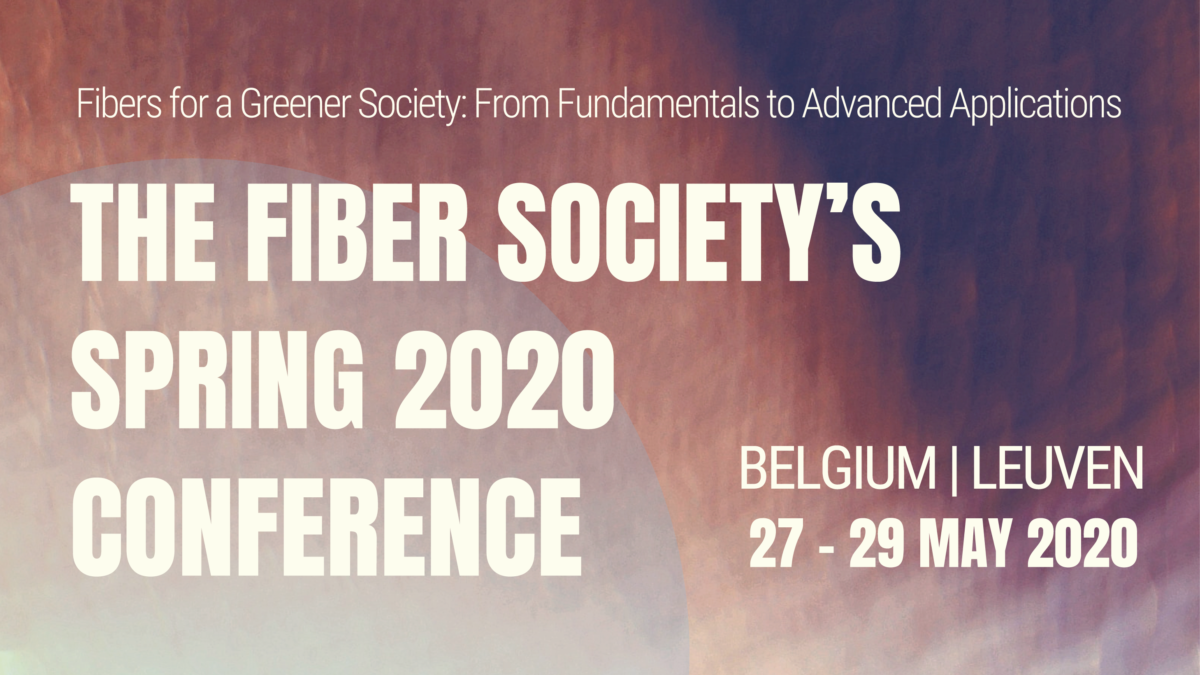 SSUCHY at the next Fiber Society's spring 2020 Conference SSUCHY